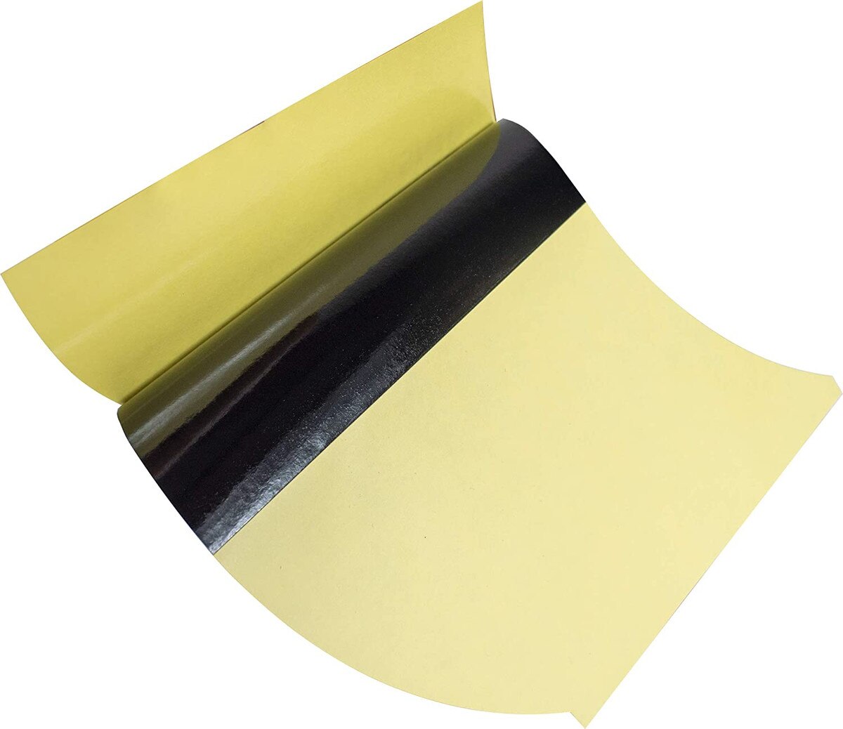 Butterfly Racket Sheet: Black Sheet Peeled Back